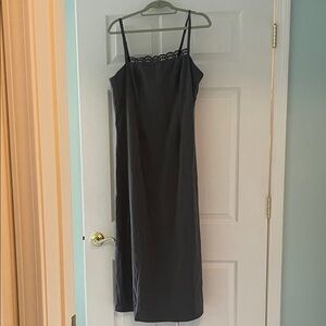 NWT Cider Gray Spaghetti Strap Dress